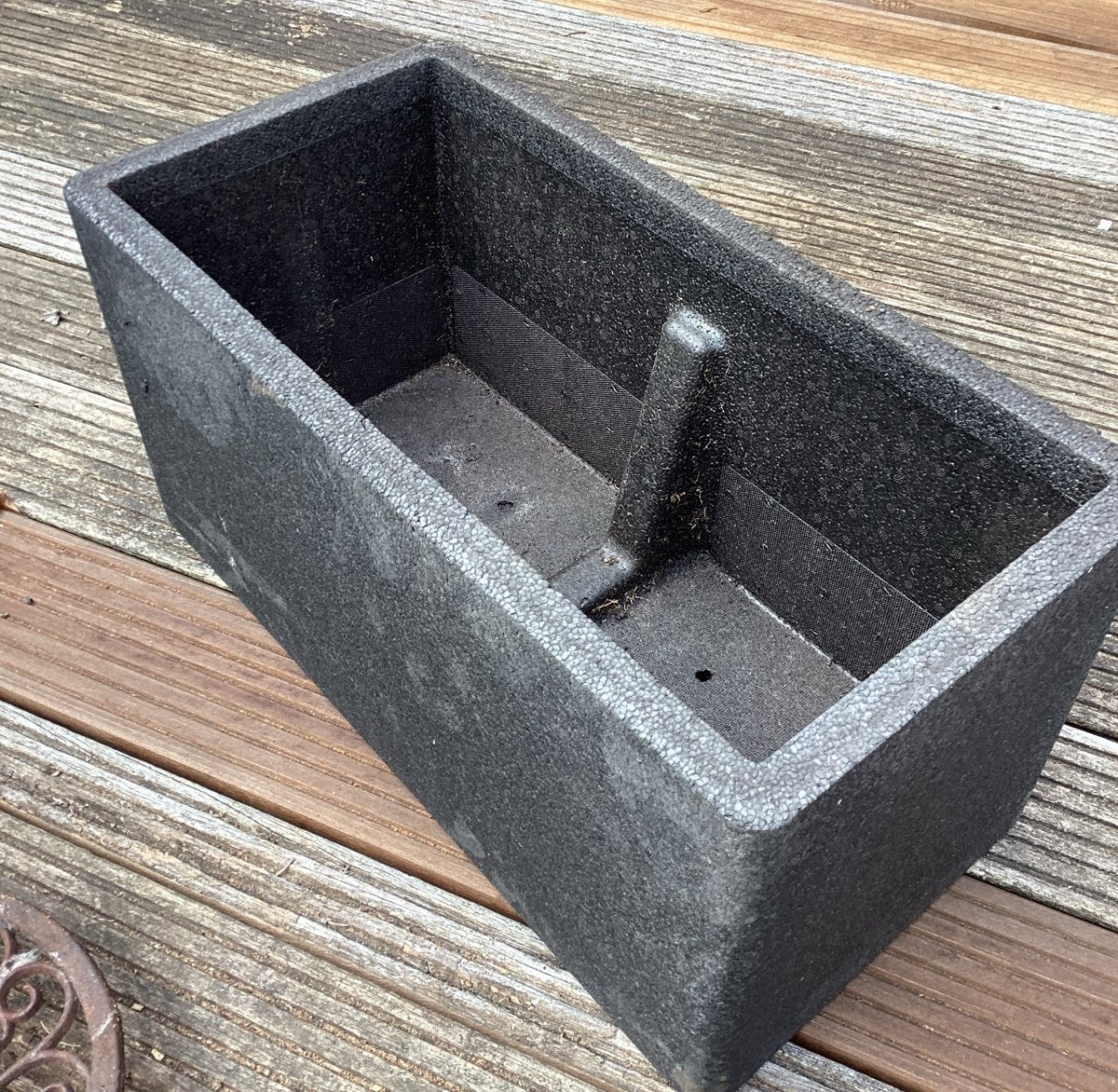 Vorstbestendige Kunststof Plantenbak 62x31x31cm, Tuin en Terras, Ophalen, Kunststof, Balkon, 60 tot 100 cm