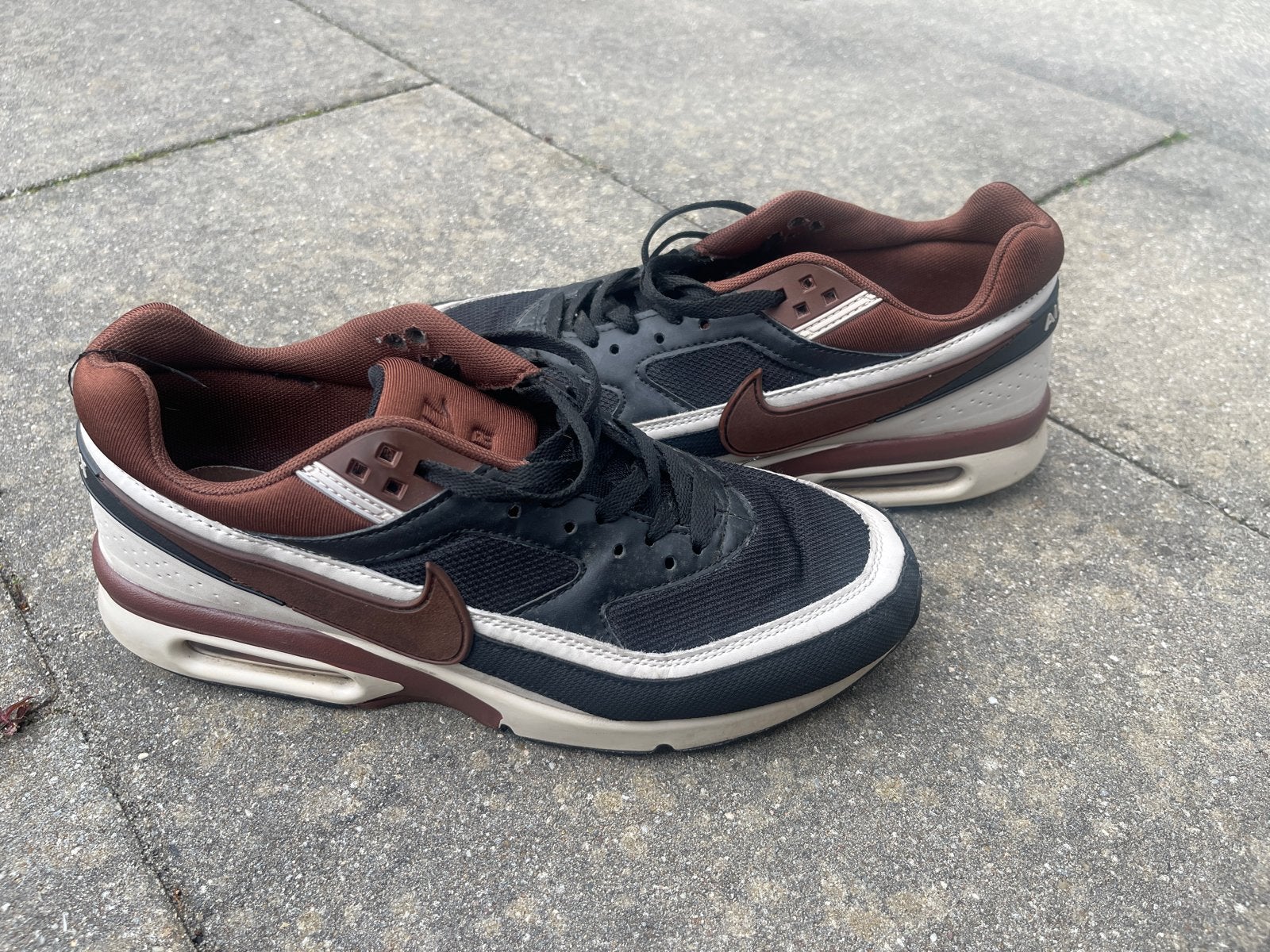 Nike Air Max sneakers - Bruin/Zwart, Bruin, Ophalen of Verzenden, Sneakers of Gympen, Gedragen