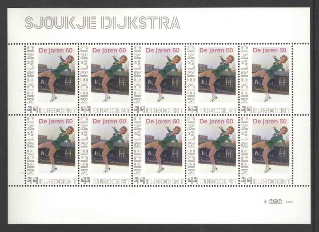 Nostalgie op Postzegels Jaren '60: Sjoukje Dijkstra, Ophalen of Verzenden, Na 1940, Postfris