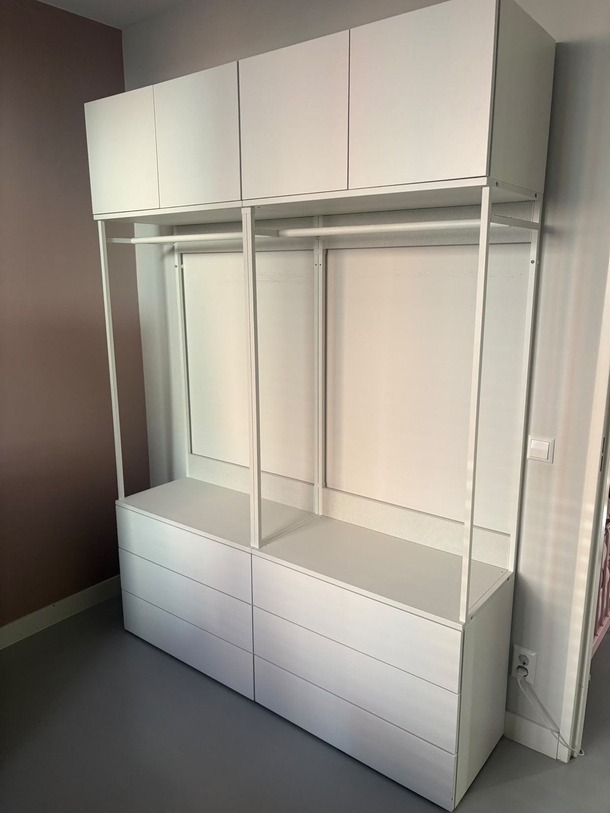 2 IKEA PLATSA kledingkasten – wit, Ophalen, Overige materialen, 200 cm of meer, 150 tot 200 cm
