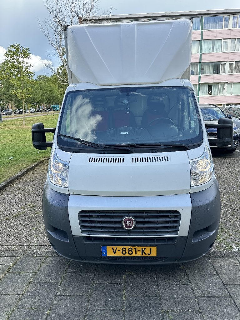 Fiat Ducato Bakwagen met Laadklep! L3H3!Airco!Topstaat, Voorwielaandrijving, Stof, 2535 kg, Wit
