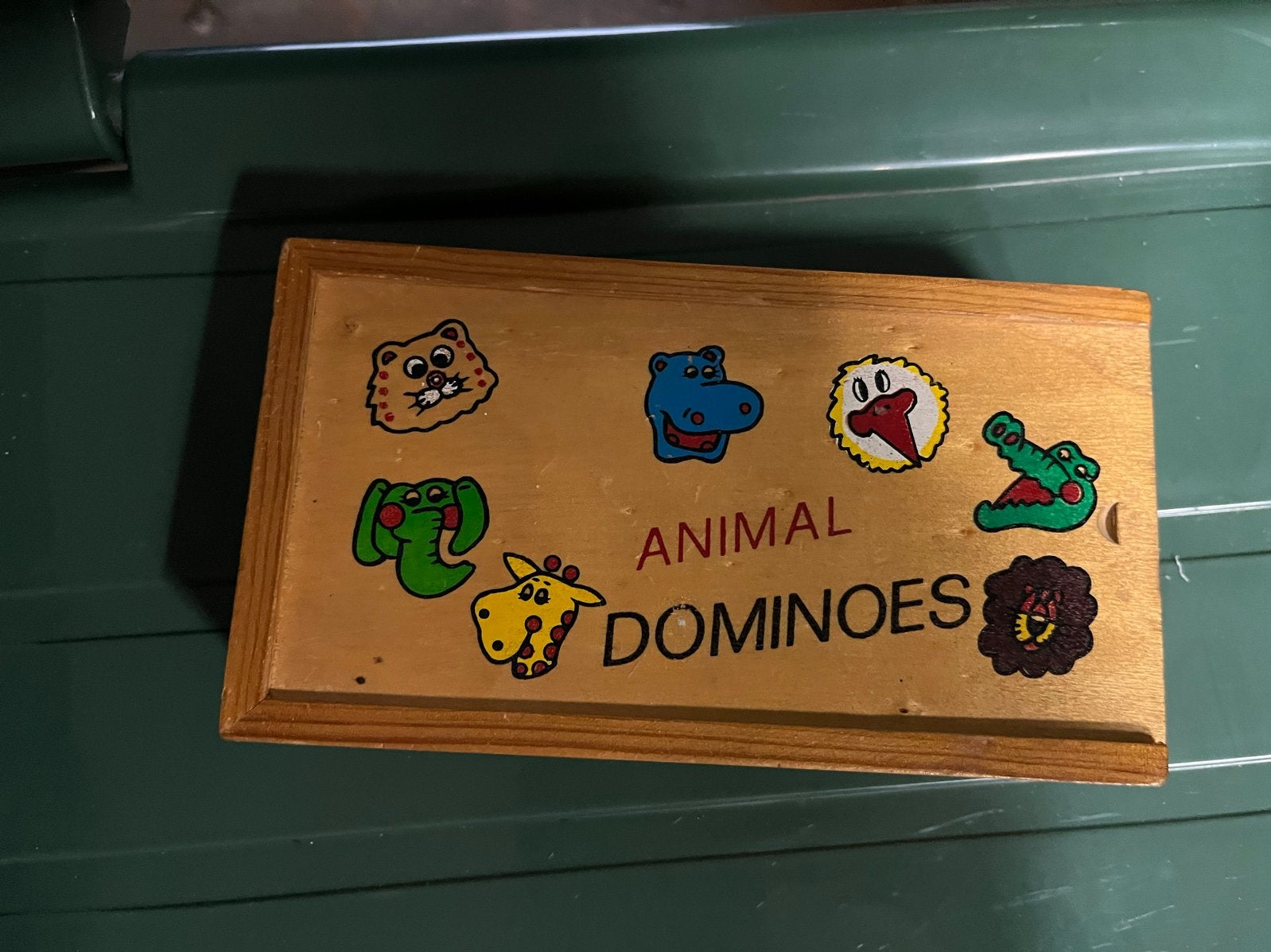 Houten Dieren Domino Spel voor Kinderen, Ophalen, Gebruikt, Overige typen