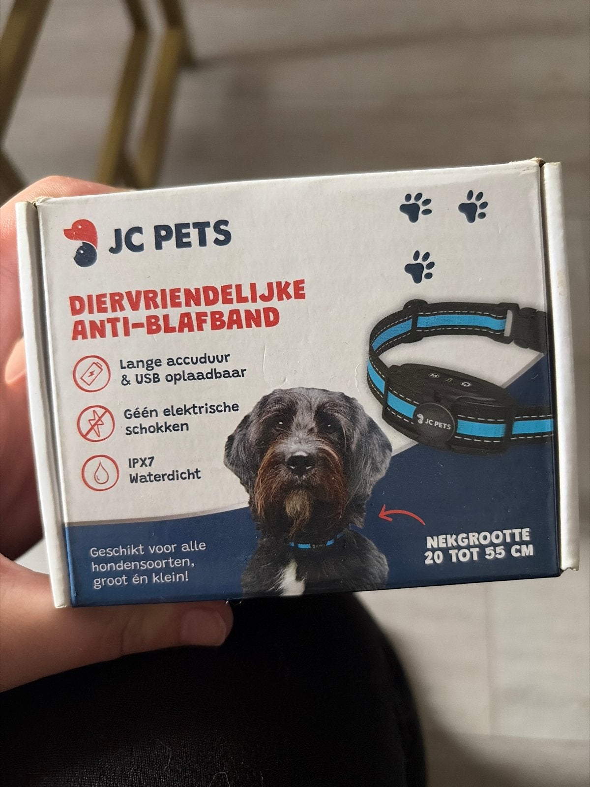 JC Pets Diervriendelijke Anti-Blafband (Zonder Schok), Dieren en Toebehoren, Overige merken, Ophalen, Gebruikt, Halsband
