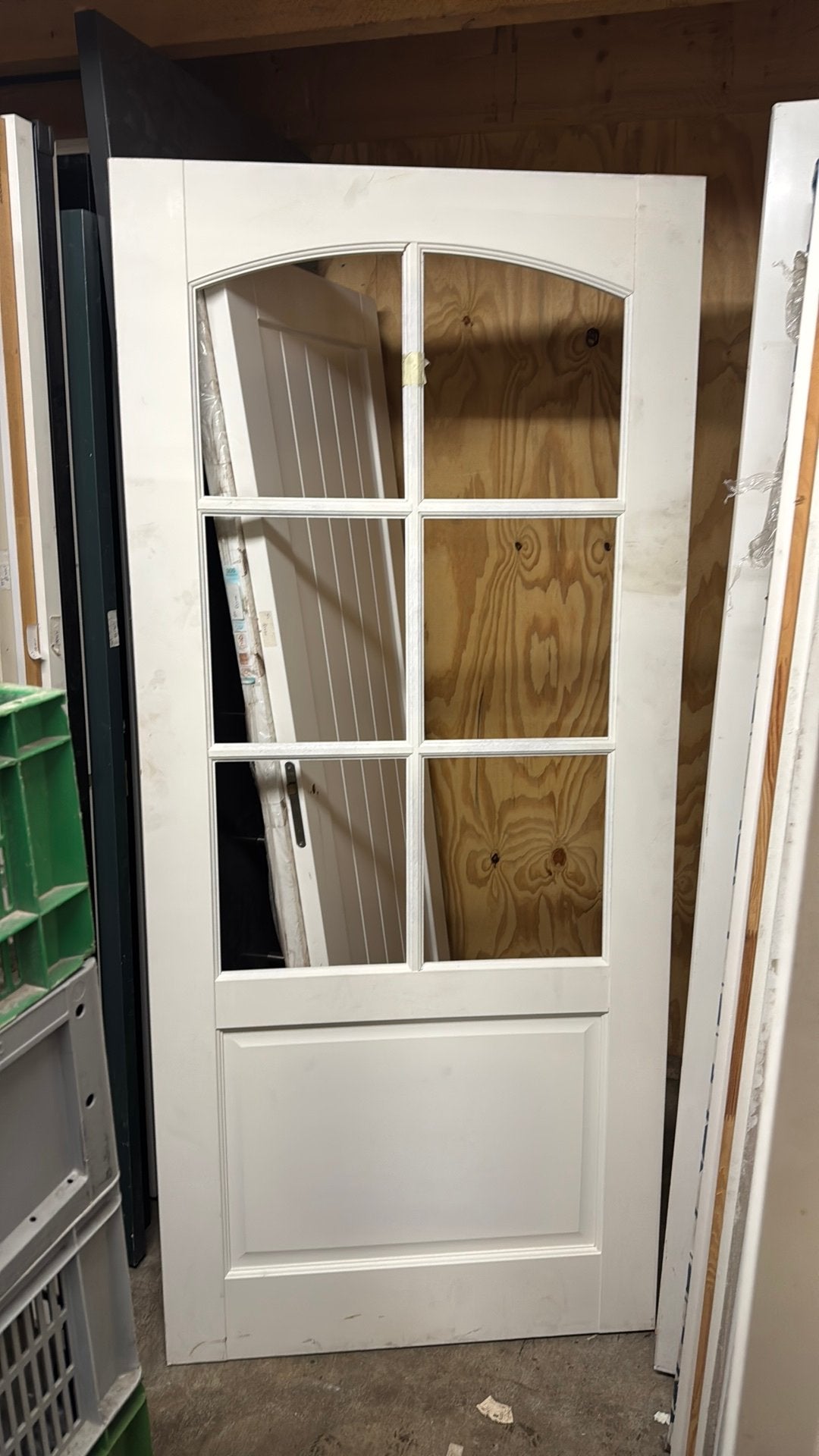 Opdek paneeldeur 93x211.5 cm rechtshangend nr 210, Ophalen, 80 tot 100 cm, Binnendeur, Nieuw