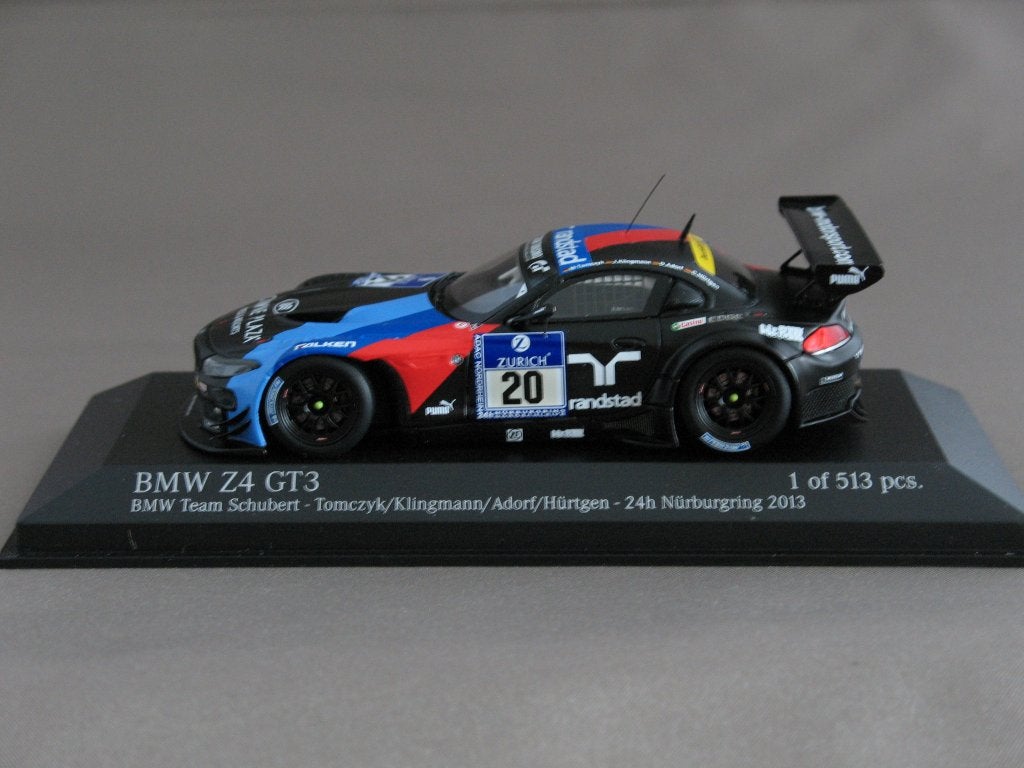 Minichamps BMW Z4 GT3 1 of 513, Ophalen of Verzenden, Nieuw, Auto, MiniChamps