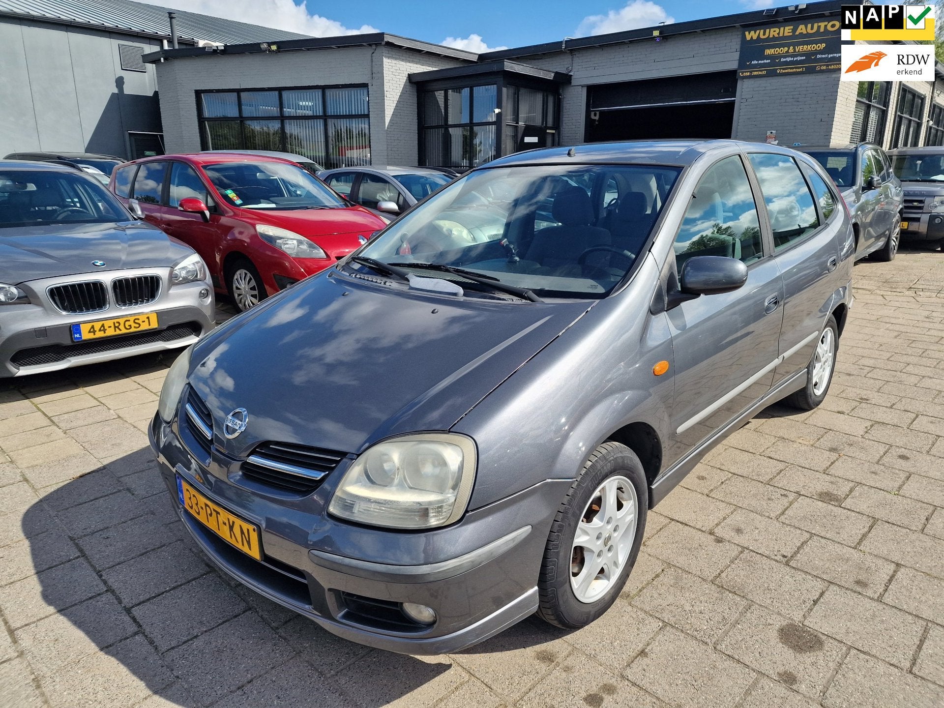 Nissan Almera Tino 1.8 Acenta/Automaat/Apk 02-2-2027, Auto's, Nissan, 4 cilinders, 700 kg, Almera Tino, 116 pk