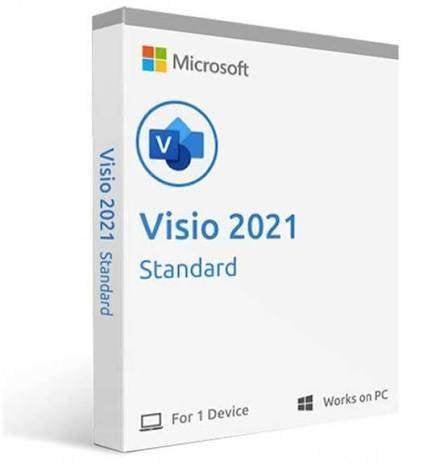 Microsoft Visio Standard 2021 Licentie Key - 1 PC, Computers en Software, Ophalen of Verzenden, Windows