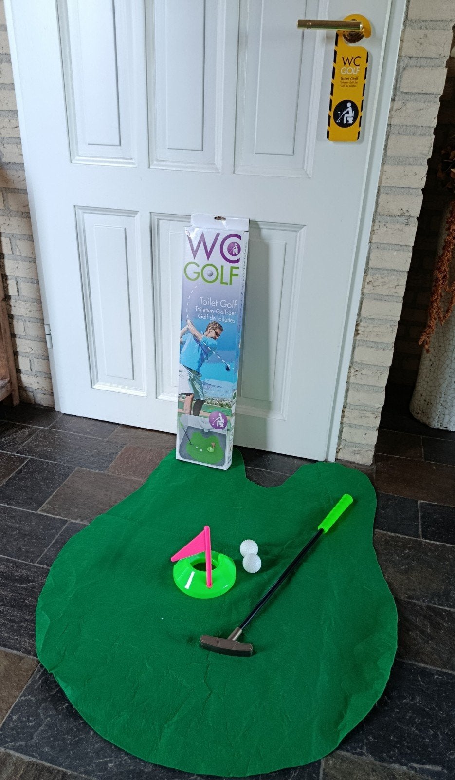 WC Golf Toiletten Golf-Set - Nieuw in doos!