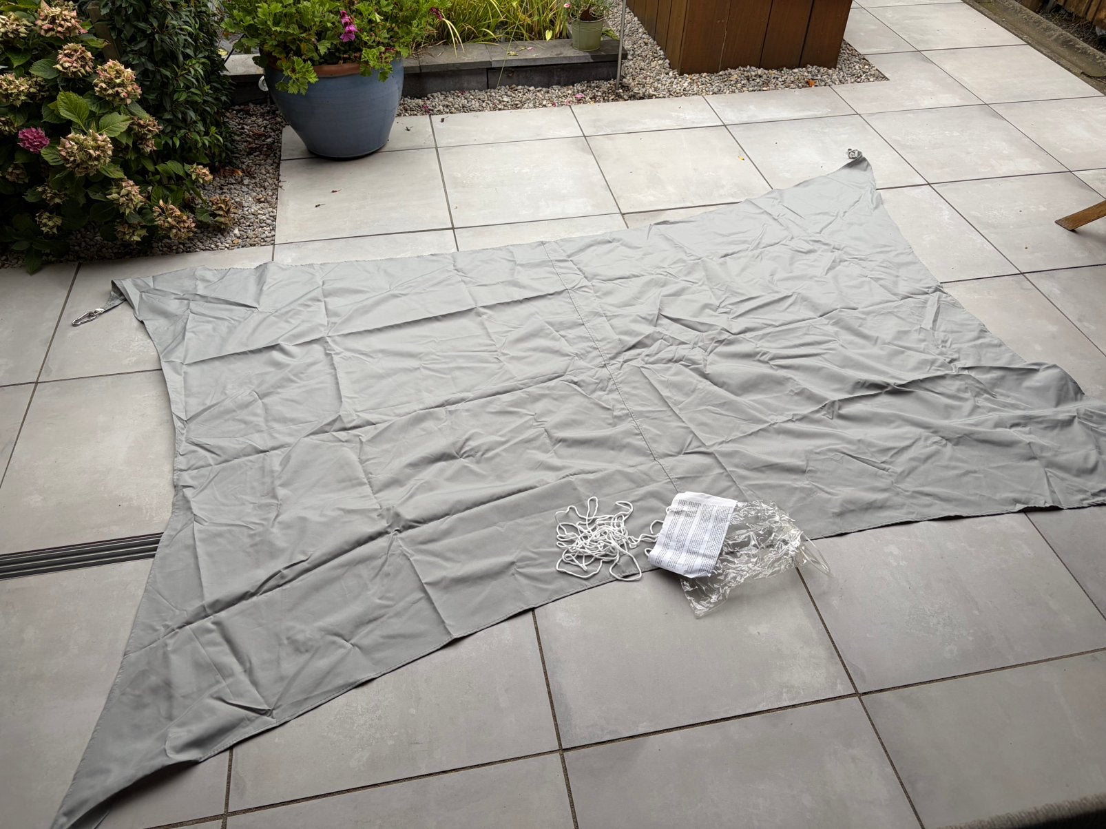Schaduwdoek waterafstotend 2x3 m, Verzenden, Zo goed als nieuw