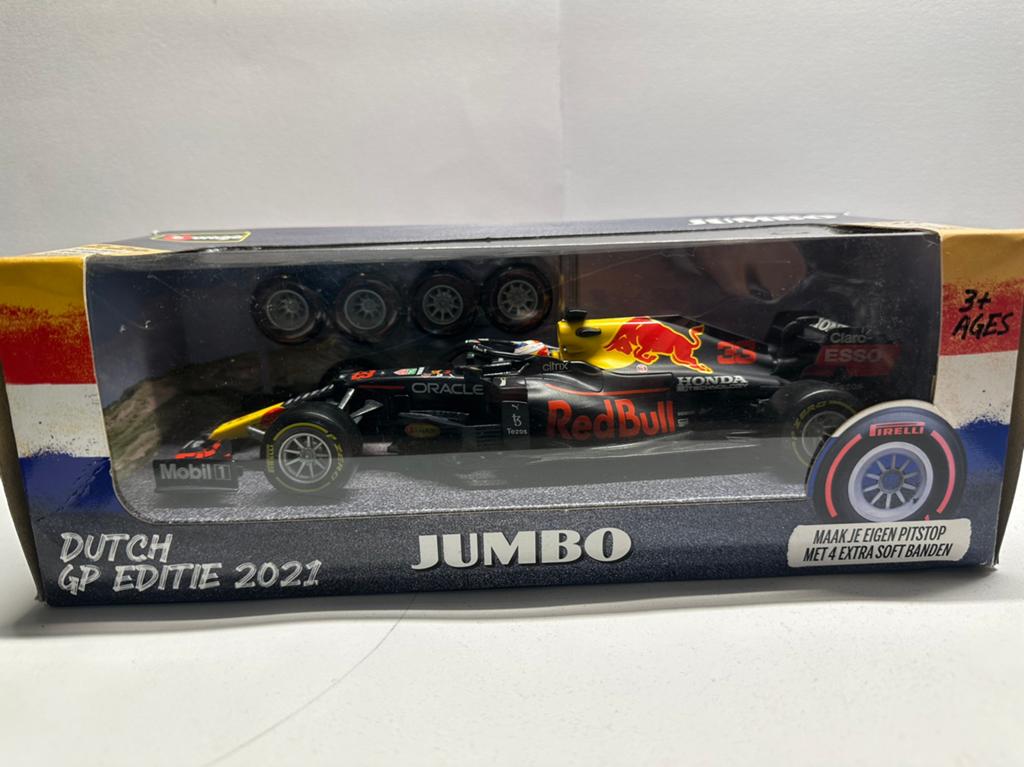 F1 RedBull RB16B Max Verstappen 2021 1/24, Ophalen of Verzenden, Zo goed als nieuw, Bburago
