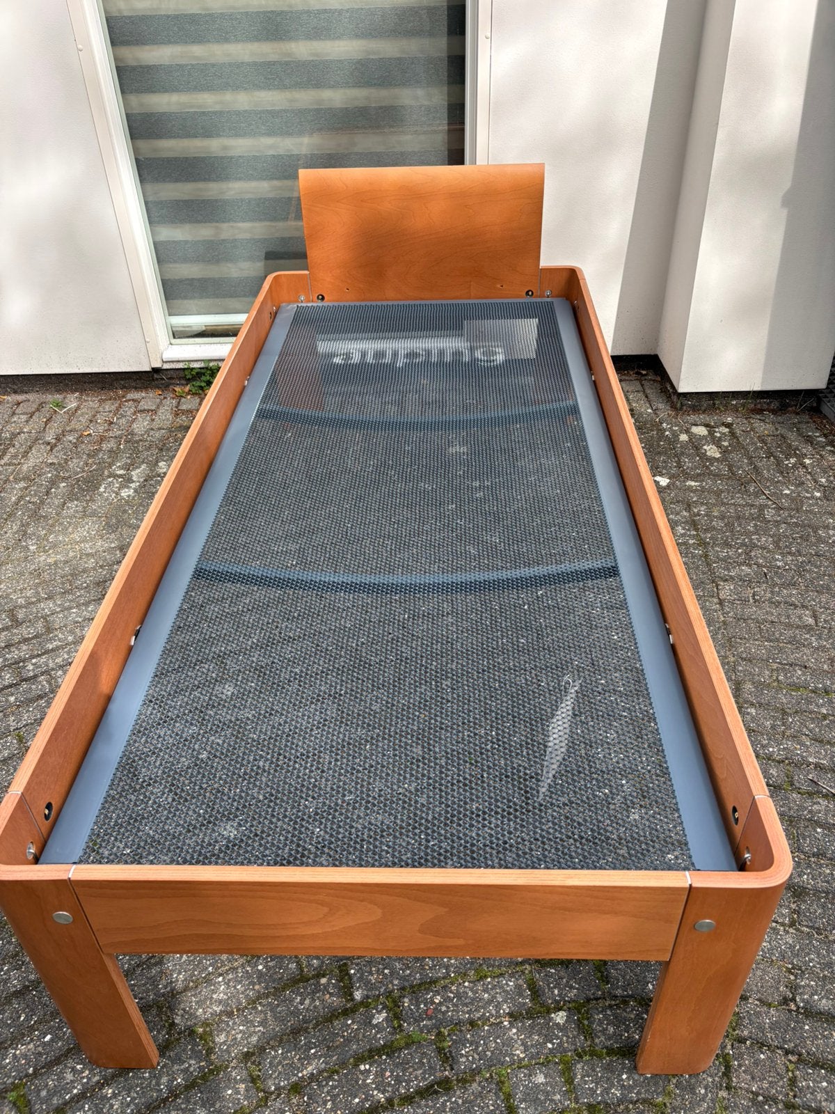 Te koop Senioren  Auping Auronde 90x200 48 cm hoo, Ophalen of Verzenden, Gebruikt, Eenpersoons, Wit
