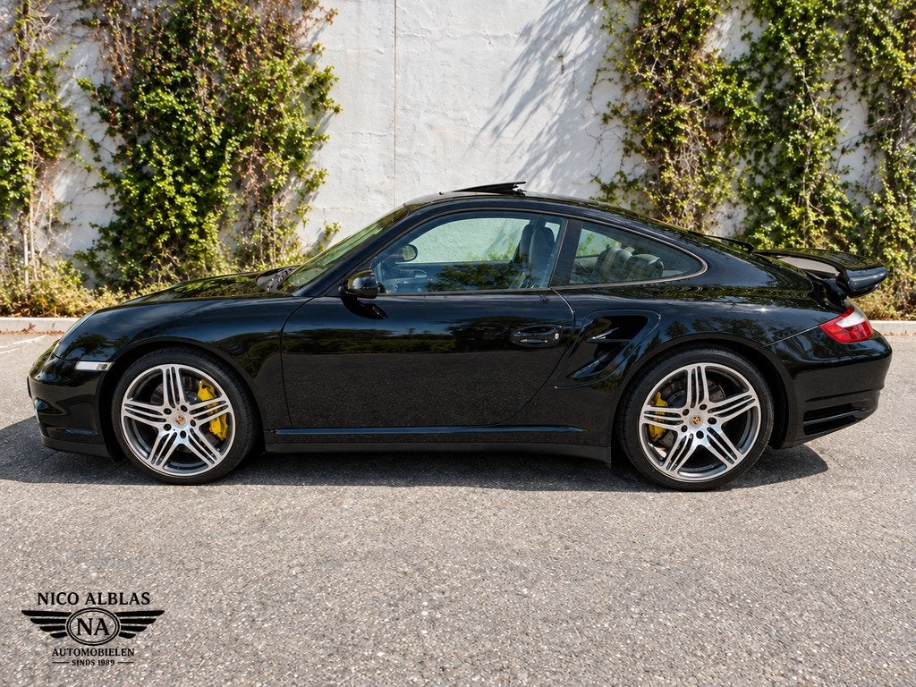 Porsche 911 3.6 Turbo 1e eigenaar (78 jaar oud) perfect orig, Auto's, Automaat, Dealer onderhouden, Gebruikt, Zwart