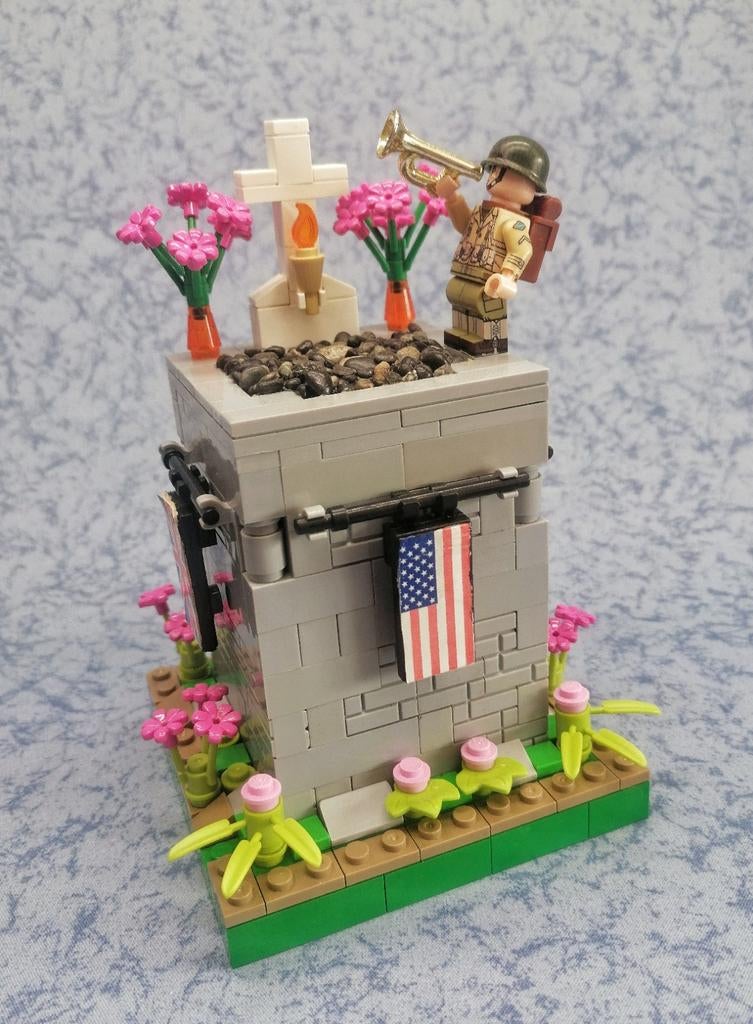 Lego MOC WW2 The Last Post D-day 1944, MOC (eigen creatie), Overige thema's, Lego, Ophalen of Verzenden