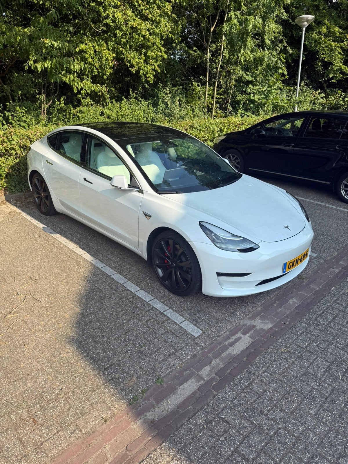 Tesla Model 3  Performence 2020 -New battery!!!!, Auto's, Automaat, 1831 kg, Wit, Elektrisch