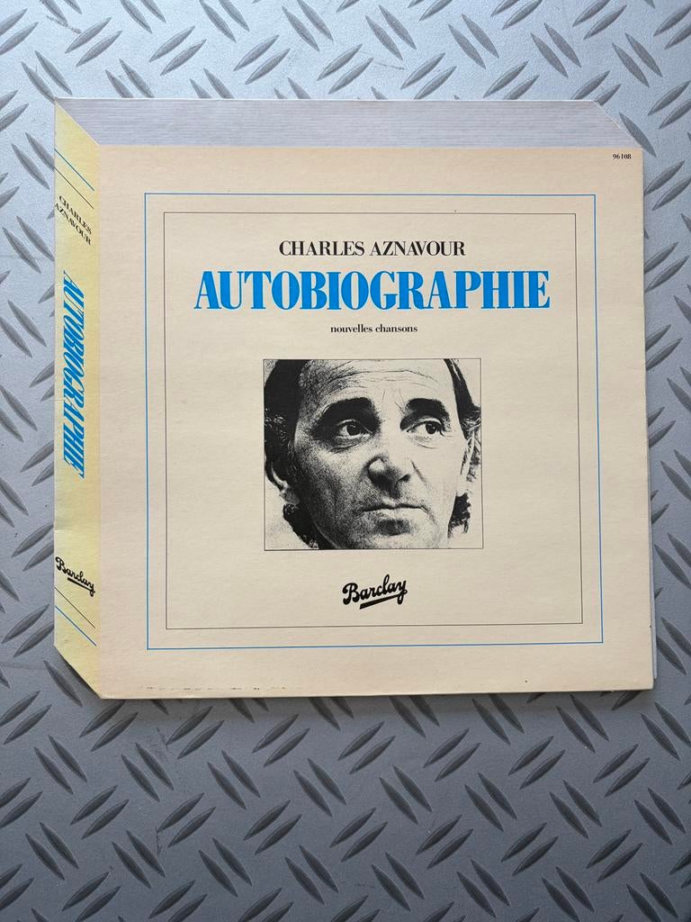 Lp Charles Aznavour - Autobiographie, Ophalen of Verzenden, Gebruikt, 12 inch