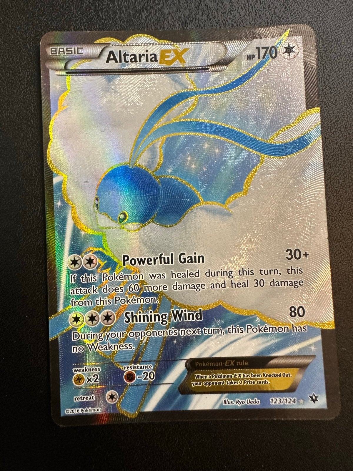 Altaria EX 123/124 Full Art hyperrare, Ophalen of Verzenden, Zo goed als nieuw, Losse kaart, Foil