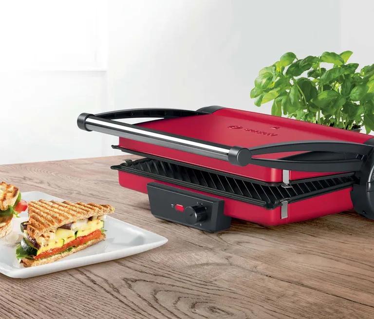 Bosch Contact Grill TCG4104, Witgoed en Apparatuur, Contactgrills, Ophalen, Uitneembare platen, Nieuw