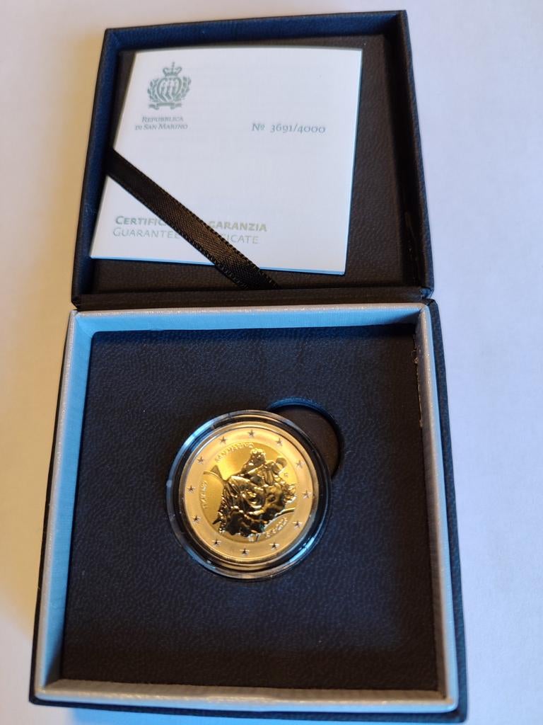 San Marino 2 euro 2026 Proof Reverse Tiziano Direct, Postzegels en Munten, Munten | Europa | Euromunten, Ophalen of Verzenden