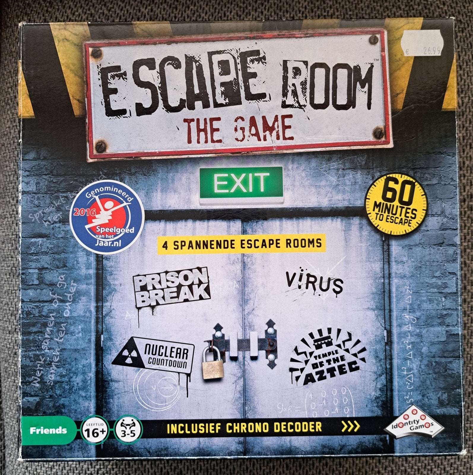 Escaperoom the game, Ophalen