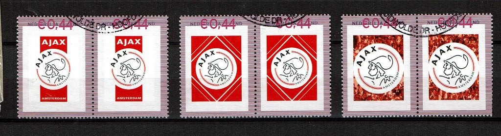 Nederland kavel 288 Ajax gestempeld, Verzenden, Na 1940, Gestempeld