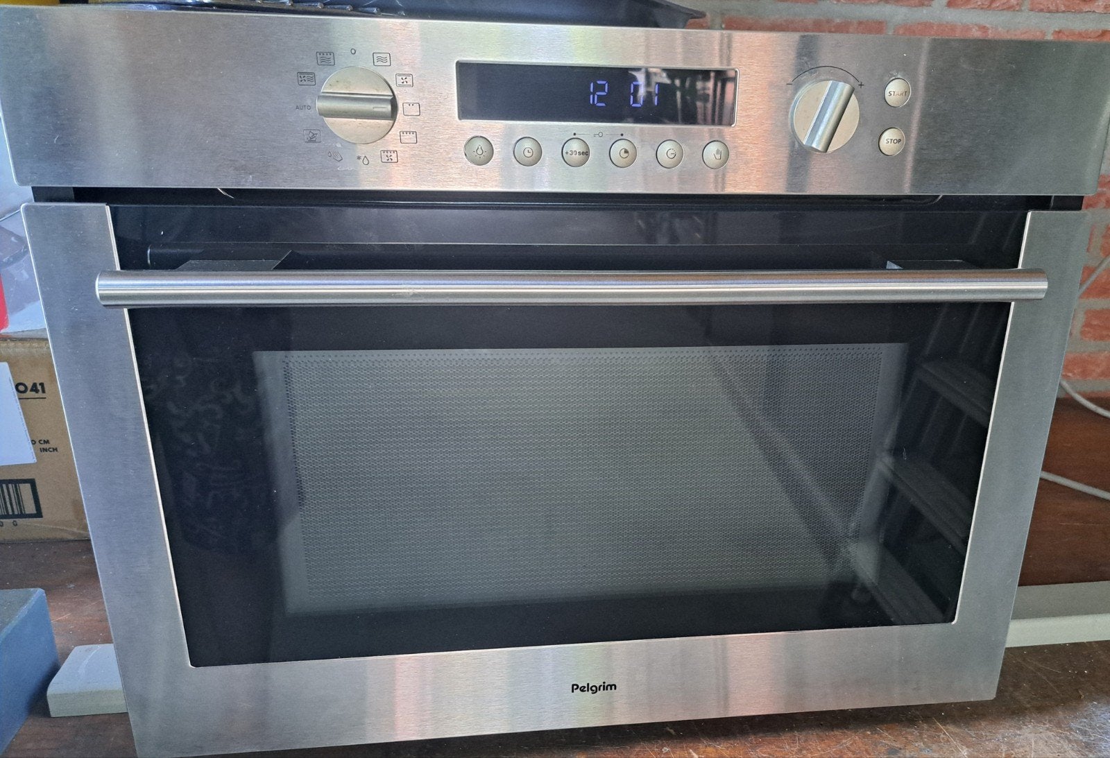 Pelgrim Inbouw Combi oven magnetron, Witgoed en Apparatuur, Ovens, Ophalen, 45 tot 50 cm, Gebruikt, Pelgrim