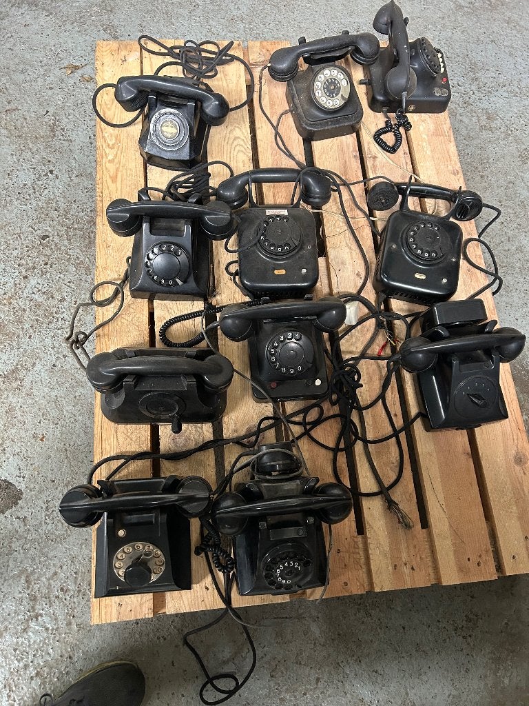 Vintage telefoon, Ophalen, Gebruikt, Bakeliet