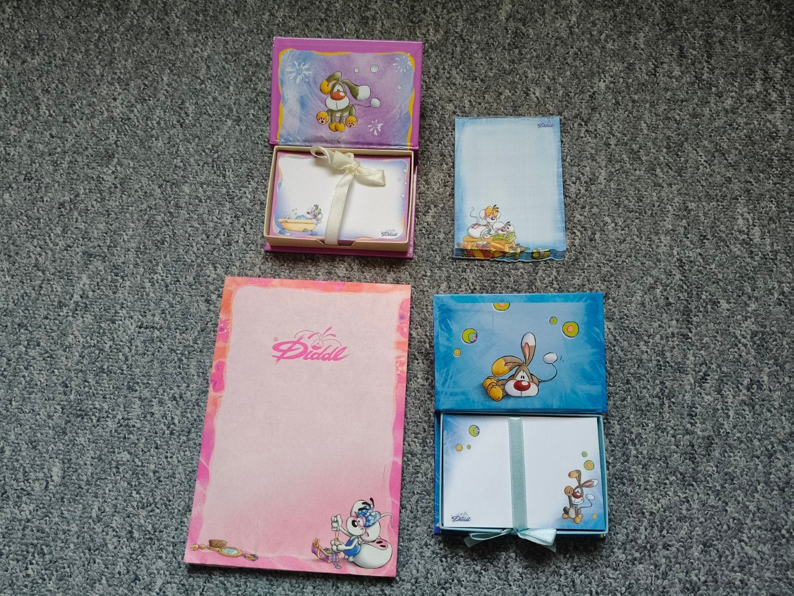 Diddl blokjes, Ophalen of Verzenden, Verschillende figuren, Papier, Kaart of Schrift