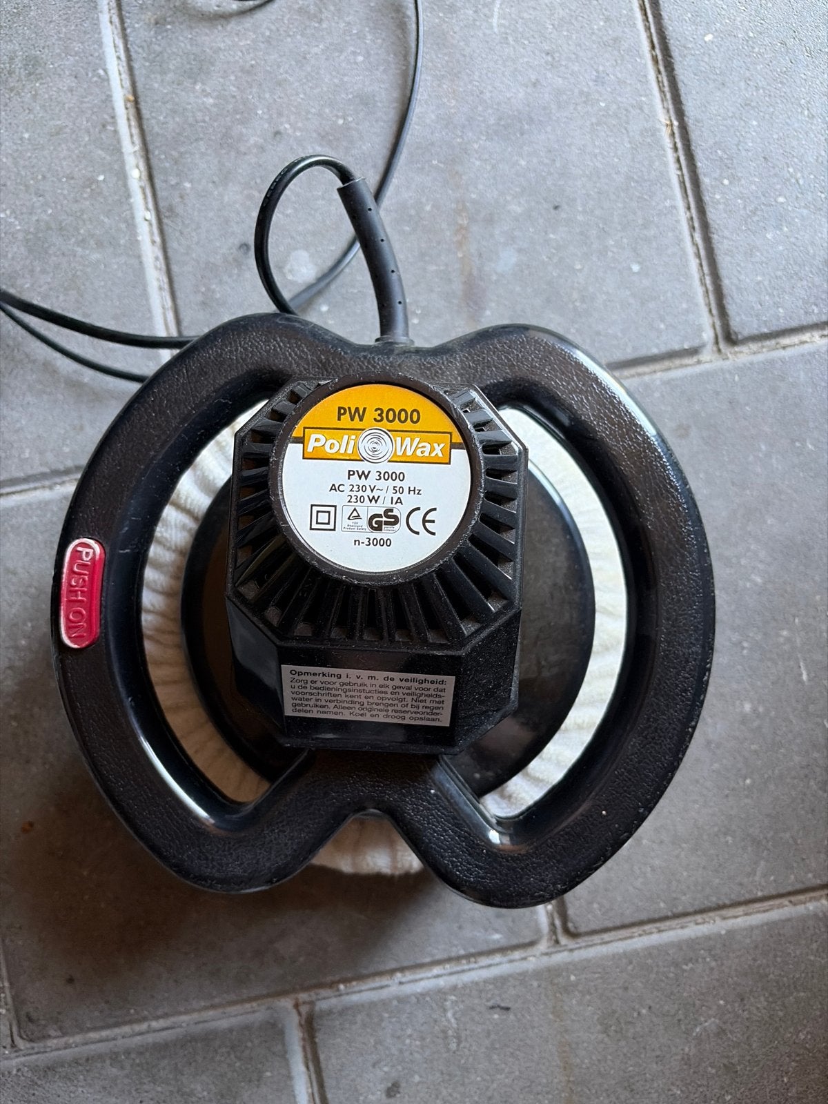 Poliwax PW 3000 Polijstmachine (zonder accessoires), Ophalen of Verzenden, Gebruikt