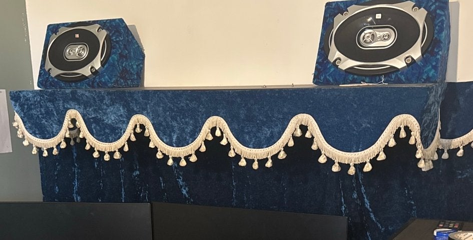 [GEZOCHT] grandessa raamband blauw, Auto-onderdelen, Ophalen of Verzenden, Nieuw, Scania, Interieur en Bekleding