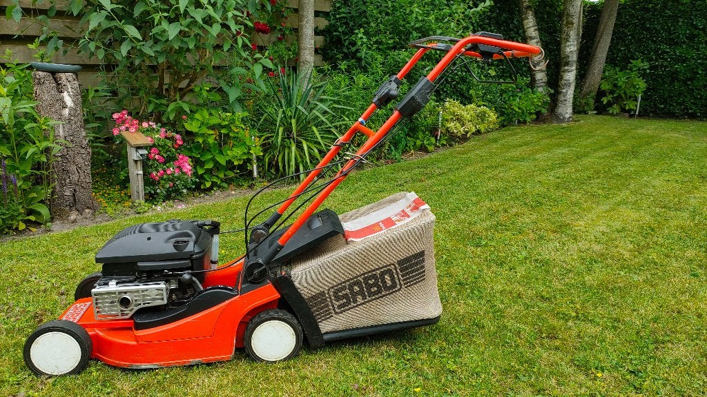 SABO 47- 47Kat A Benzine grasmaaier, Cirkelmaaier, Gebruikt, 40 t/m 49 cm, Ophalen