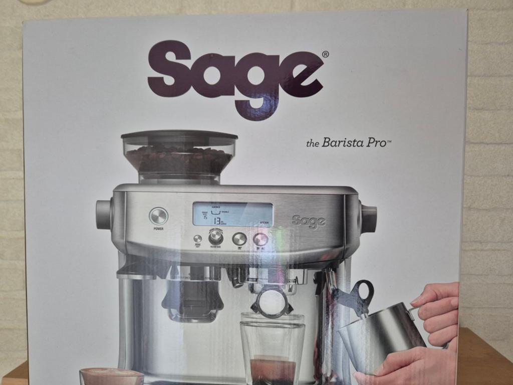Sage the Barista Pro z.g.a.n., Witgoed en Apparatuur, Koffiezetapparaten, Ophalen of Verzenden, Overige modellen, Koffiebonen