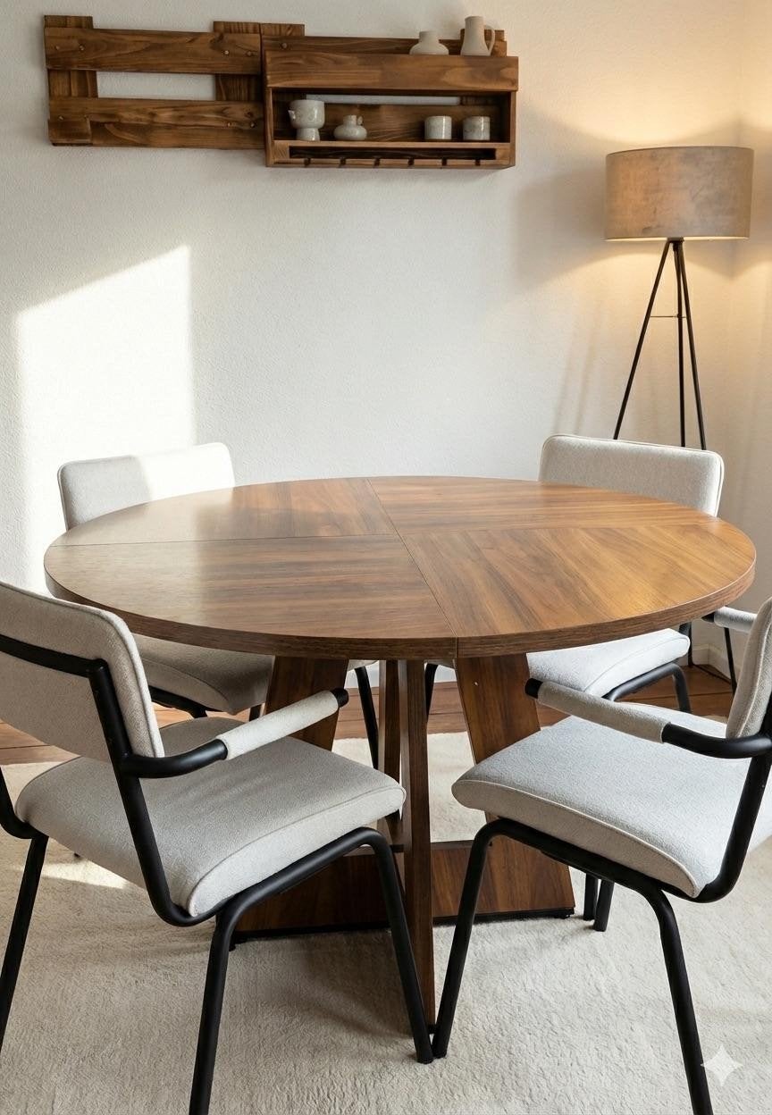 Gloednieuwe Ronde Eettafel - 120 cm Diameter, Ophalen, Rond, Nieuw, 100 tot 150 cm