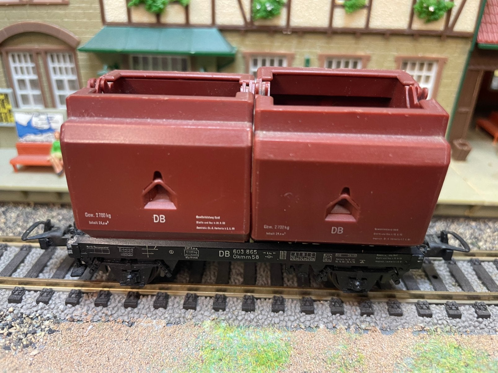 Te koop een kolen bakwagon van marklin, Wisselstroom, Gebruikt, Wagon, Ophalen of Verzenden