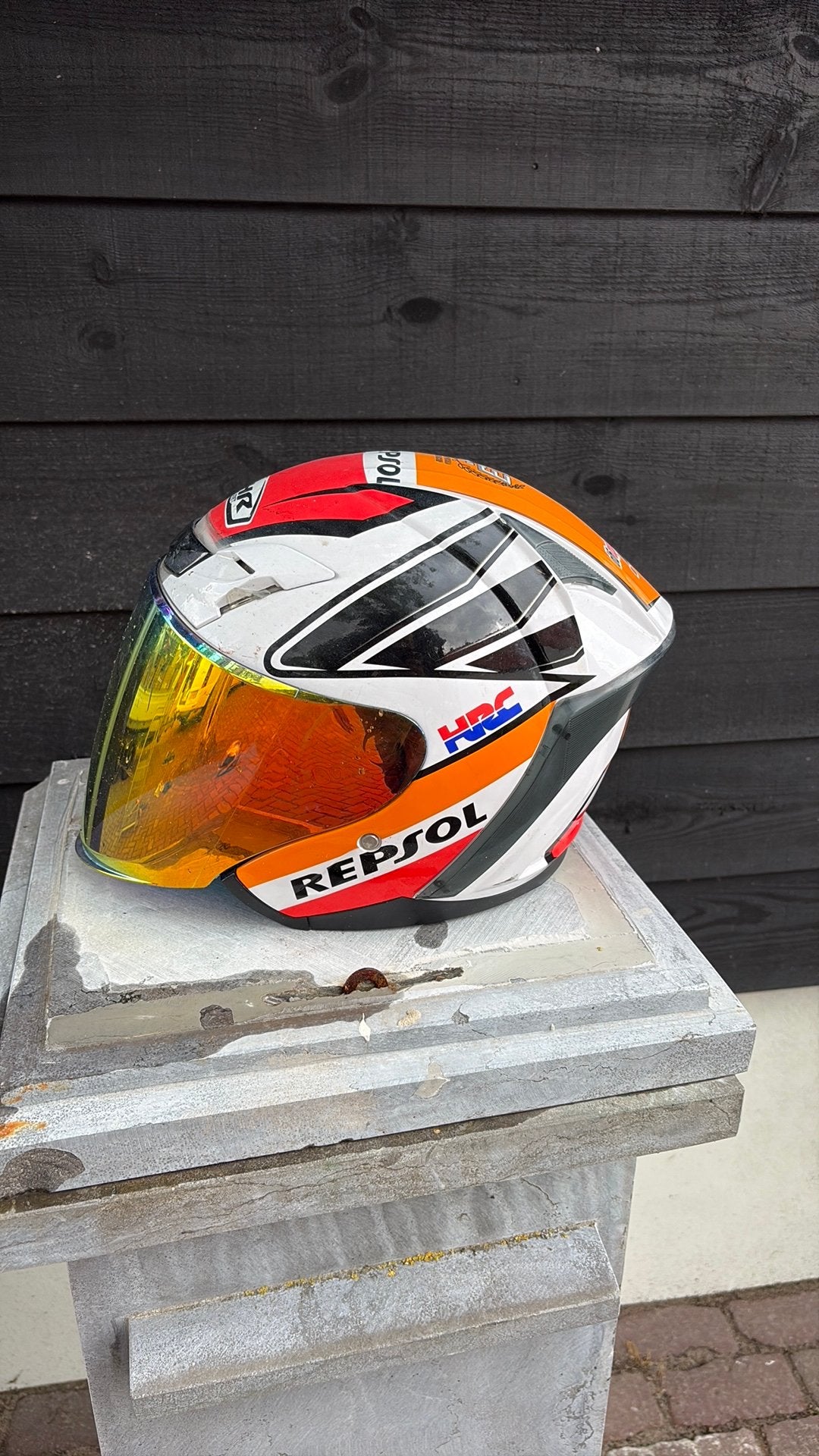 Repsol helm, Ophalen of Verzenden, Tweedehands, Overige merken