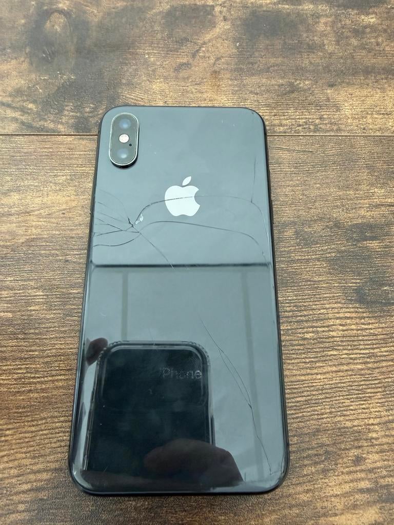 iPhone XS met barsten (achterkant en scherm), IPhone XS, Ophalen of Verzenden, 64 GB, Zonder simlock