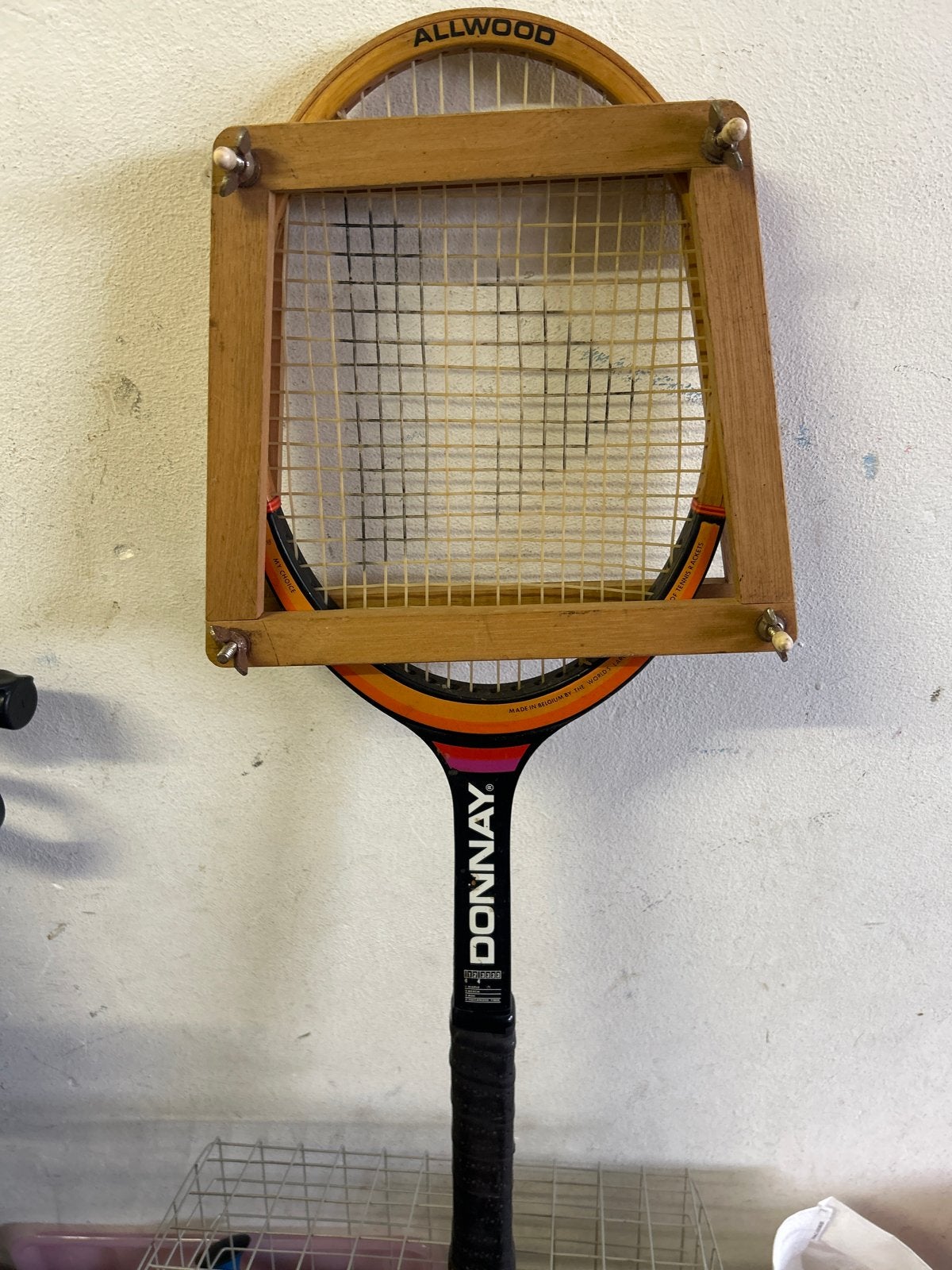 Donnay tennisracket Björn Borg - Jaren '70 vintage, Sport en Fitness, Tennis, Ophalen, Gebruikt, Racket, Overige merken