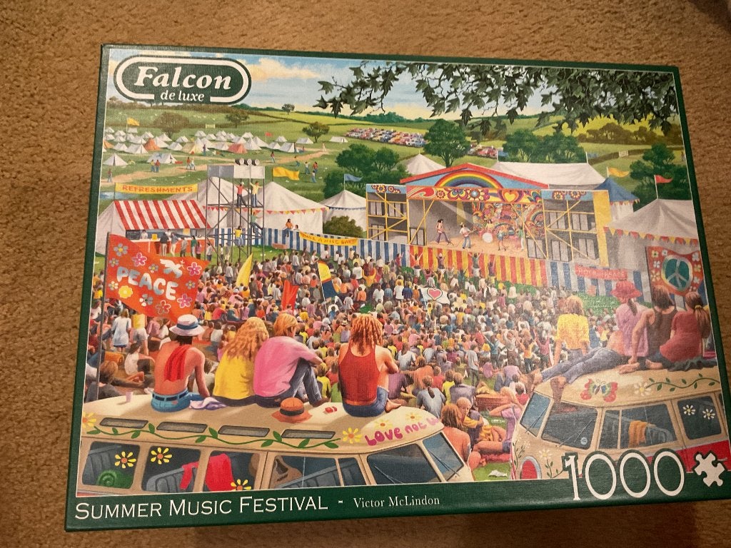 3x 1000 stukjes legpuzzels - Falcon, Heye, WHSmith, Hobby en Vrije tijd, Ophalen of Verzenden, 500 t/m 1500 stukjes, Gebruikt