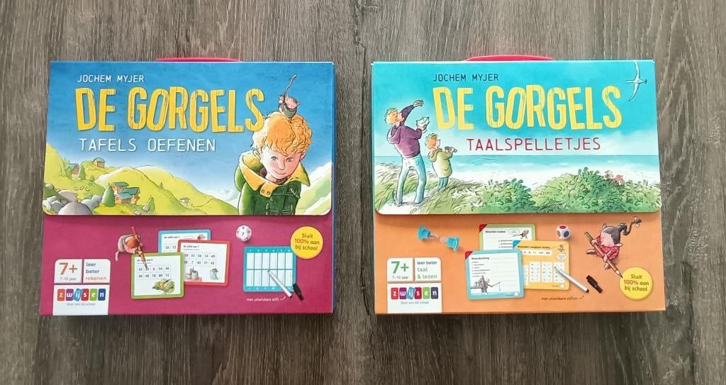 Jochem Myjer Tafels oefenen - Taalspelletjes, Kinderen en Baby's, Speelgoed | Educatief en Creatief, Ophalen of Verzenden, Zo goed als nieuw