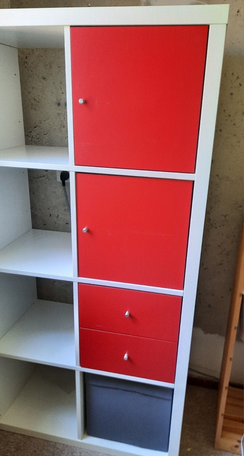 Stevige Inzet 2x deurtjes, 1x 2 lades Kallax / Expedit), Ophalen, Zo goed als nieuw