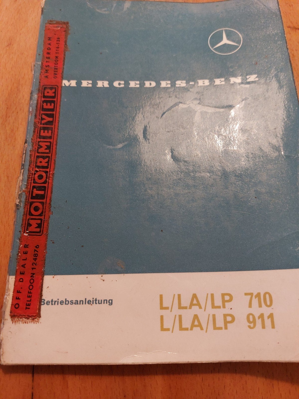 Mercedes-Benz L/LA/LP 710/911 Bedienungsanleitung, Ophalen of Verzenden, Gelezen, Mercedes