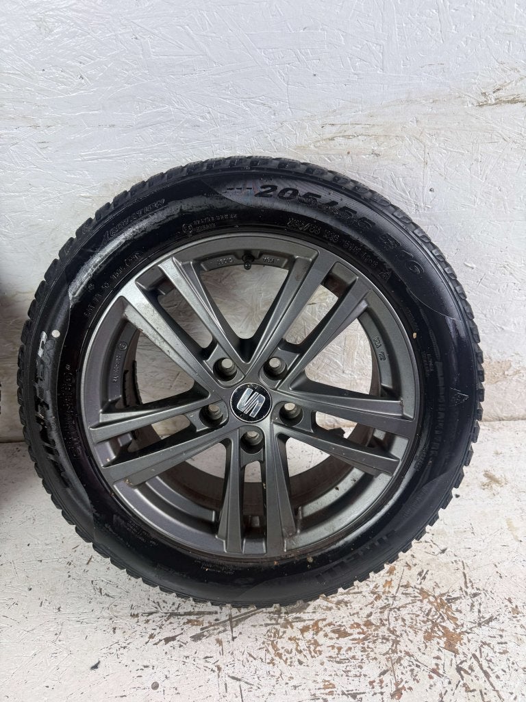 Seat Leon Altea Toledo Golf Caddy velgen 16" 5x112 winterset, Niet ingevuld, Gebruikt, 16 inch, Banden en Velgen