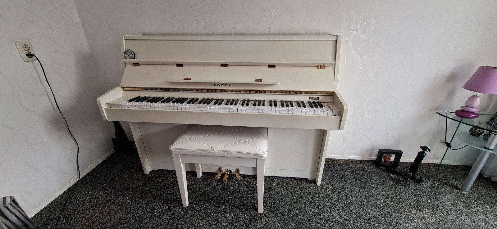 Kawai CE-7N Piano - Wit, in uitstekende  staat, Ophalen, Wit, Piano