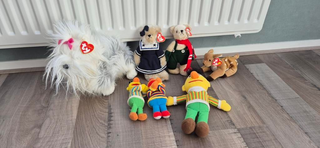 Nieuwe vintage Ty Beanie Babies en Bert&Ernie, Ophalen of Verzenden, Nieuw, Overige typen