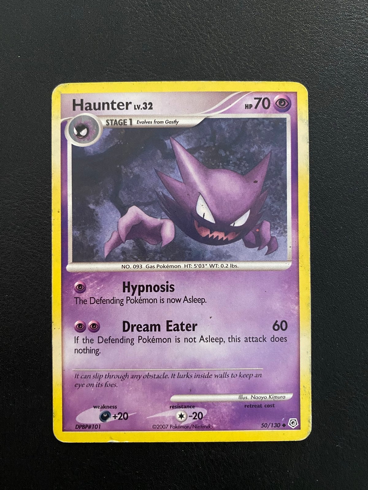 Haunter 50/130 Uncommon Diamond & Pearl Base Set (2007), Ophalen of Verzenden, Zo goed als nieuw, Losse kaart