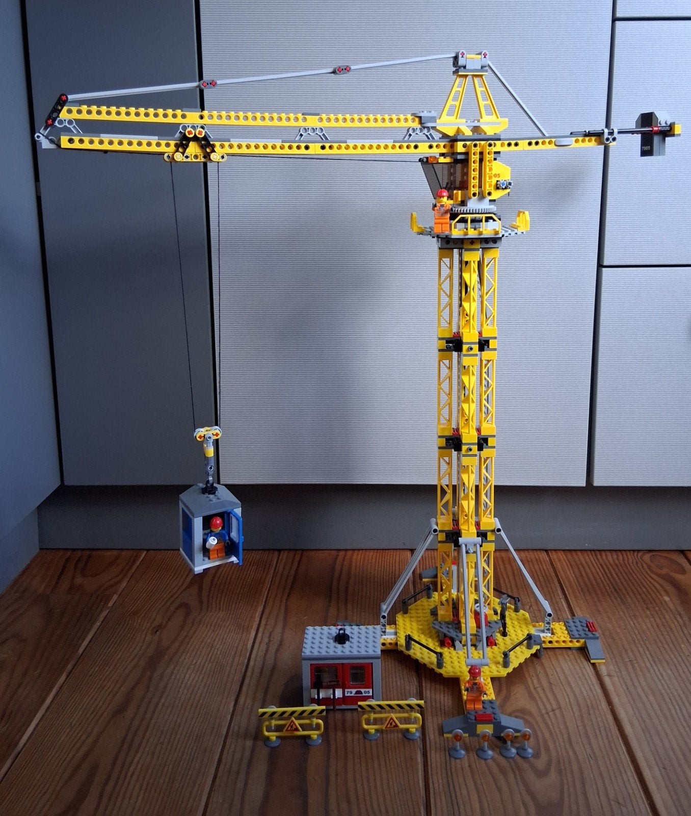lego city Torenkraan hijskraan XXL 7905 mooie grote kraan, Ophalen of Verzenden, Lego, City