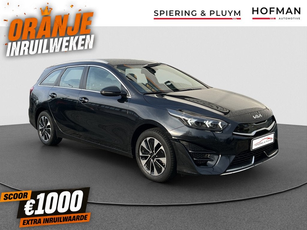 Kia Ceed Sportswagon 1.6 GDI PHEV DynamicPlusLine | Dodehoek, Stof, Gebruikt, Automatische klimaatregeling, Zwart
