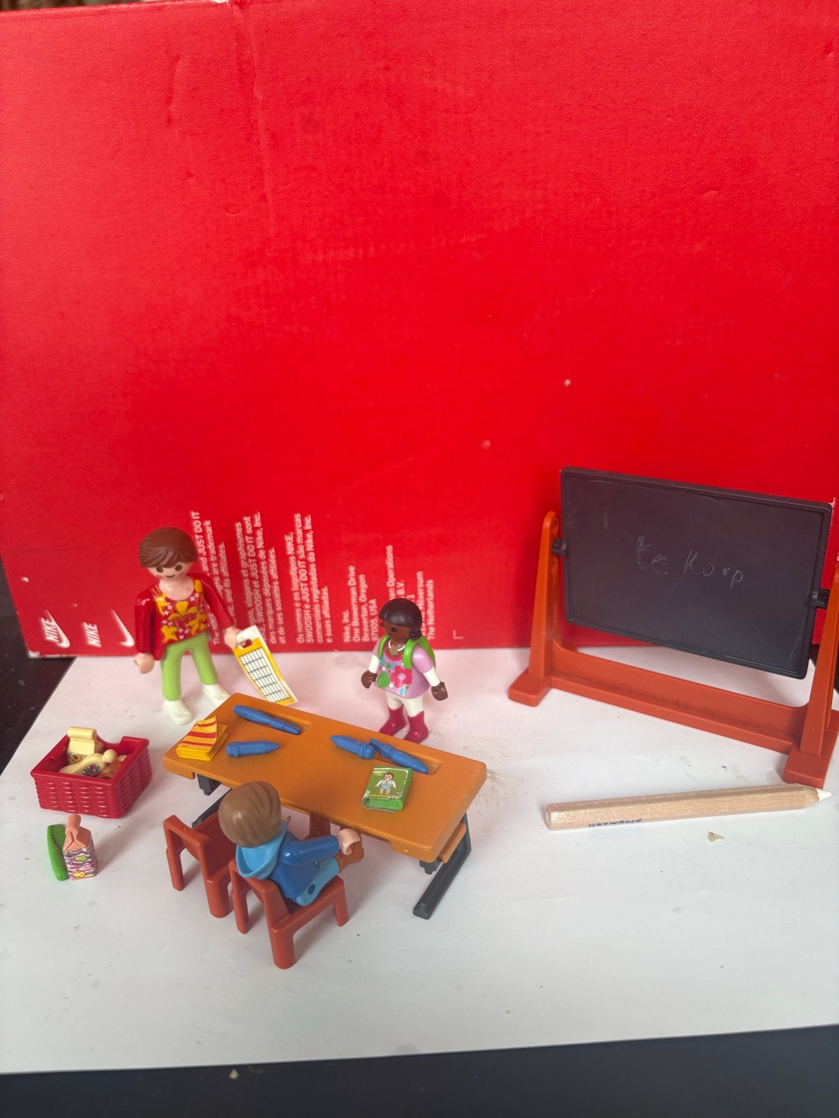 Playmobil Schoolklas met Figuren en Accessoires, Gebruikt, Complete set, Overige typen, Ophalen of Verzenden