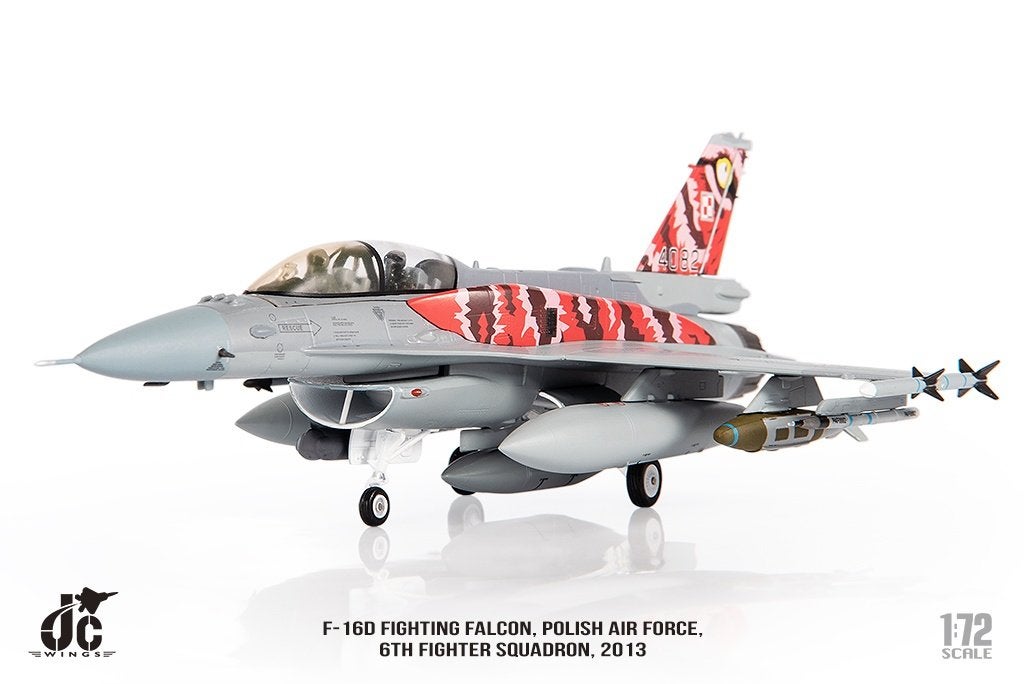 F-16D Fighting Falcon TIGER Sqn Polish Air Force JC Wings, Glow2B Germany GmbH Erlenbacher Str. 3 shop@glow2b.de, Schaalmodel