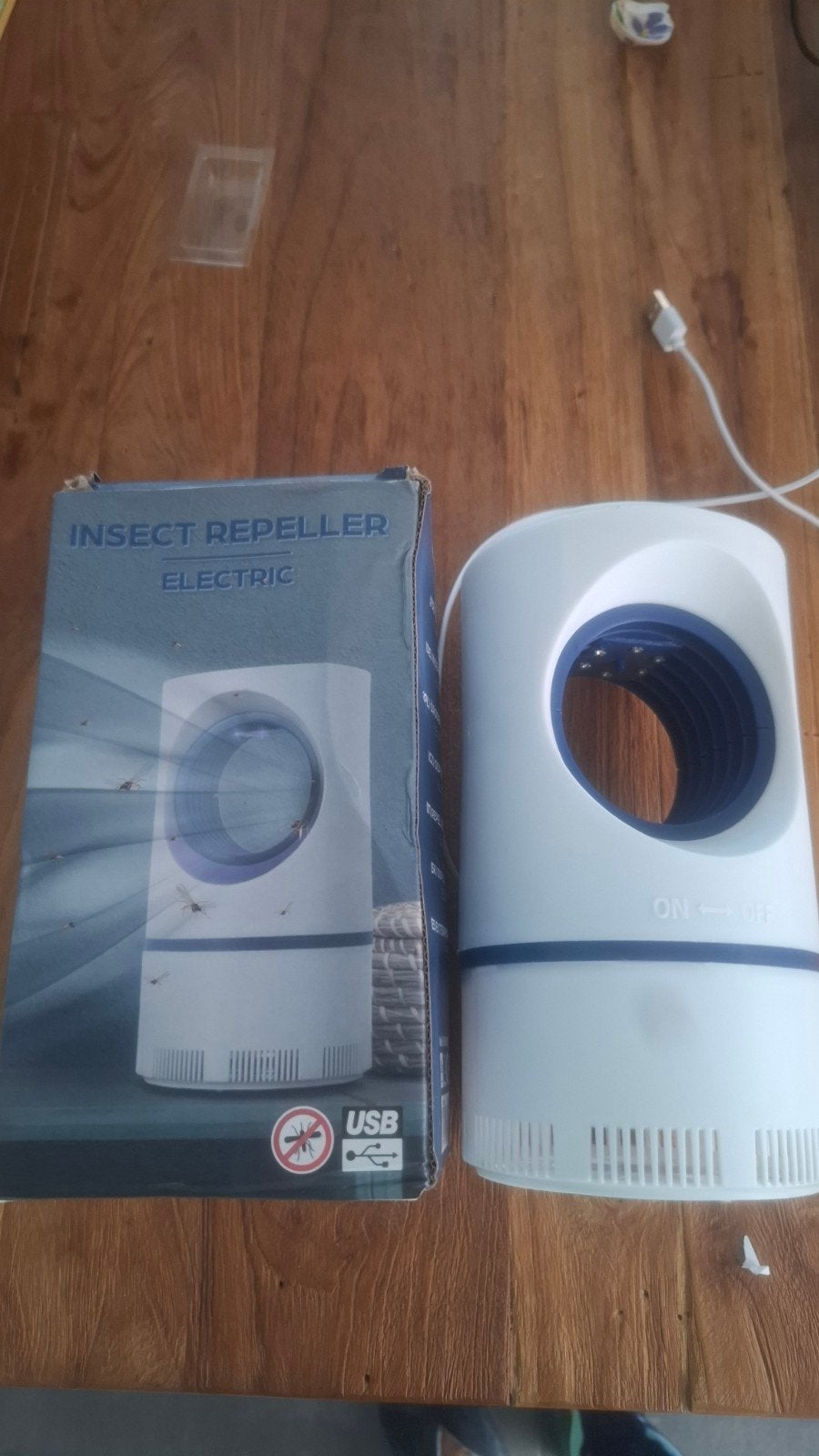 Elektrische Insectenverjager USB - Wit, Ophalen of Verzenden, Nieuw