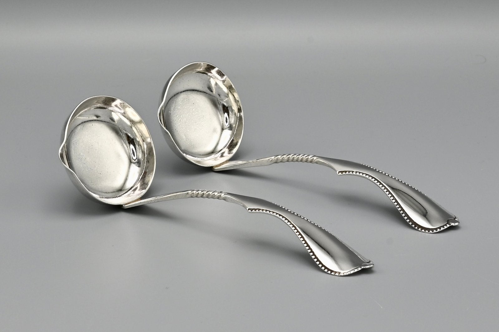 Stel zilveren juslepels, A.C. kooiman, anno 1911, Antiek en Kunst, Ophalen of Verzenden, Zilver